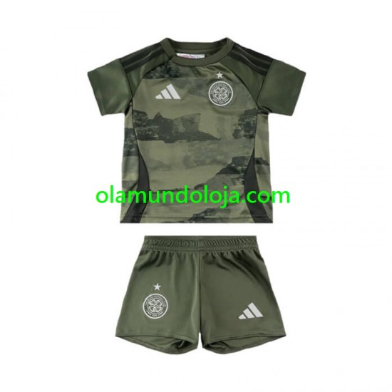 Camisola Celtic Criança Equipamento Terceiro 2024-2025 Manga Curta